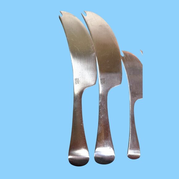 Dansk Torun 5 1/4, 7 1/2 in Cheese Picks Knives Stainless Steel Set 10 Korea MCM - Picture 3 of 5